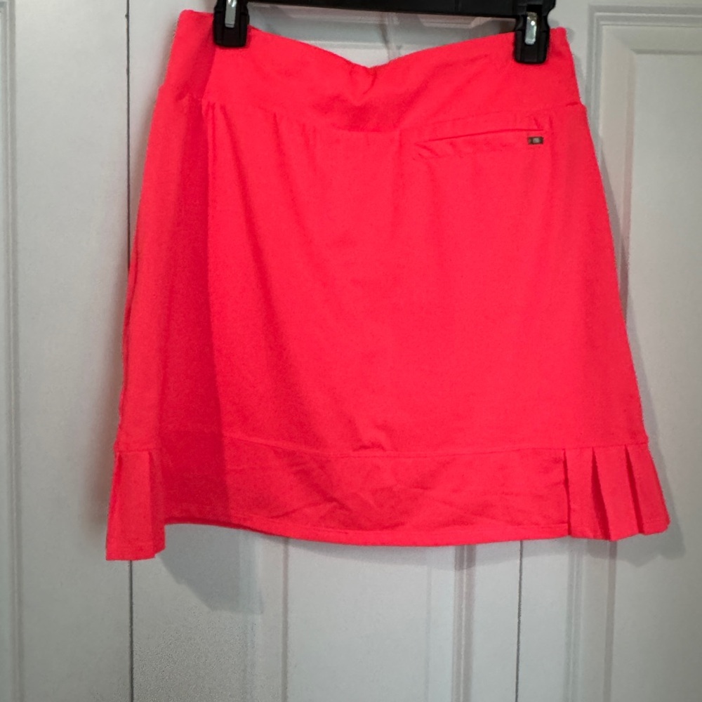Tail Golf Skort UPF 50 Bright Coral colorway Firefly Size S - Picture 4 of 10